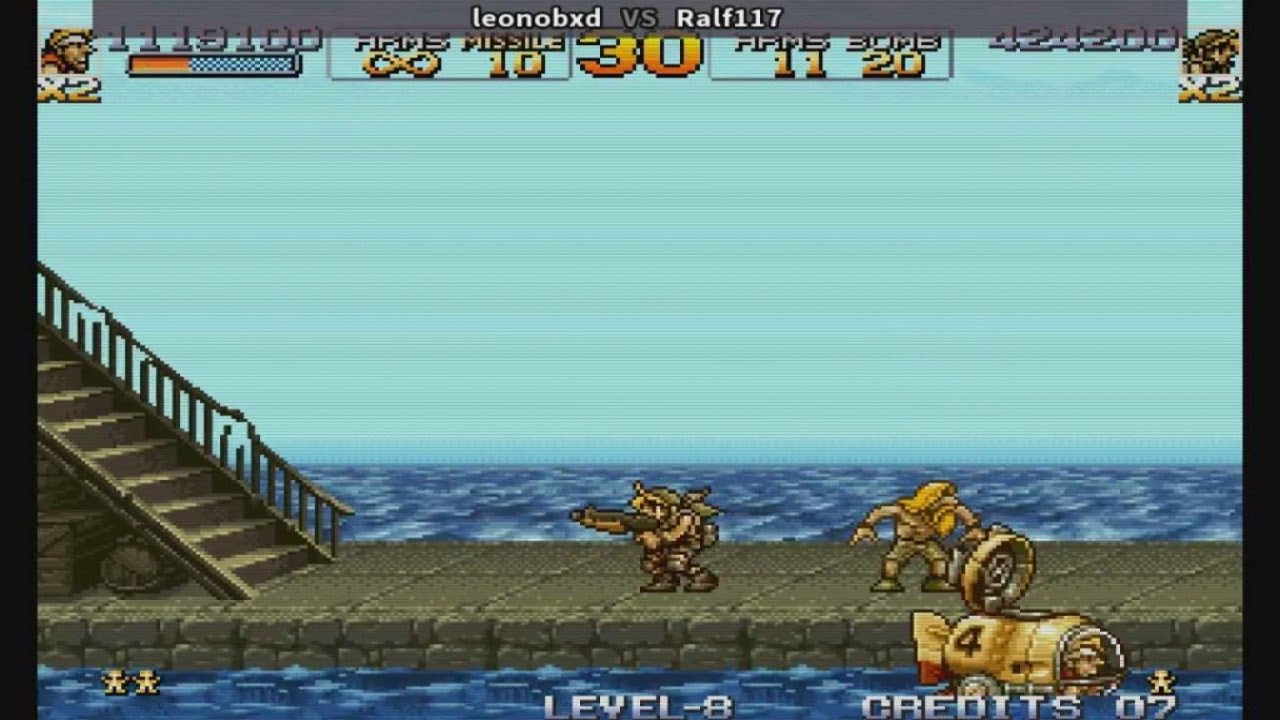 Metal Slug 5 - SNK Playmore 2003 - 2 players gameplay ( Level-8 ) 01.01.2021