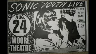 Sonic Youth - live August 24th, 1990 @ Moore Theatre, Seattle, WA (cassette master transfer)
