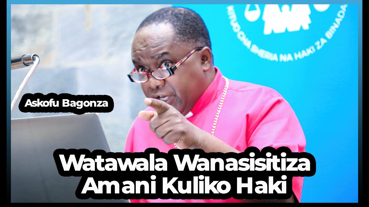 Watawala wanasisitiza Amani kuliko Haki : #Askofu #Bagonza