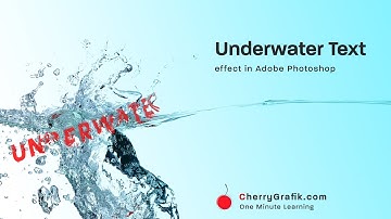Underwater Text Effect Photoshop | Photoshop Tutorial