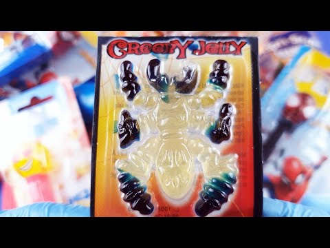 Let’s take a closer look at a sweet jelly spider. ASMR