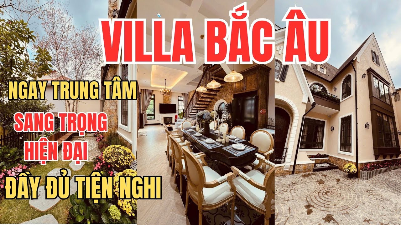 ( ĐÃ BÁN ) VILLA BẮC ÂU NƯỚC PHÁP TẠI ĐÀ LẠT