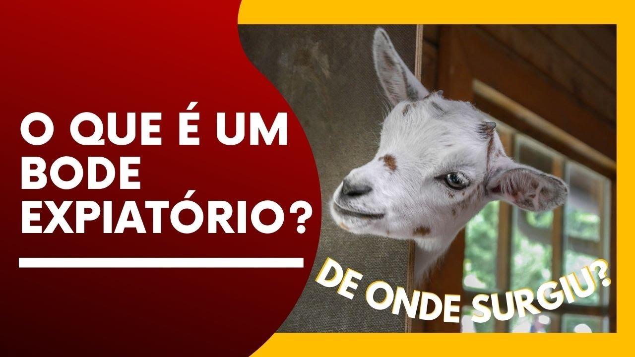 DE ONDE SURGIU E O QUE É UM BODE EXPIATÓRIO? - YouTube