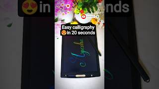😍 How to Write Ayesha Name in Beautiful Calligraphy ✨ Easy for Beginners #Shorts #calligraphy #art
