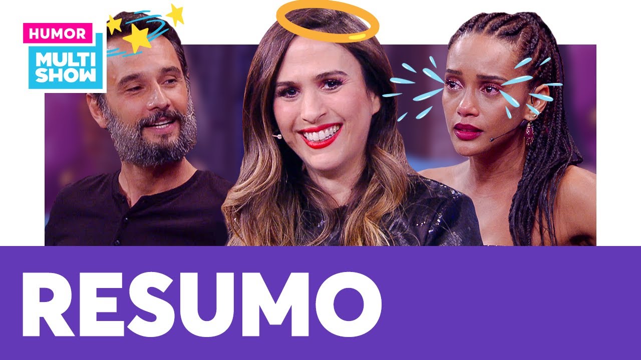 RESUMO DA SEMANA | Tatá Werneck, Taís Araújo, Rodrigo Santoro e mais! | Lady Night | Humor Multishow
