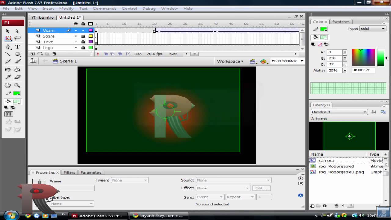 [Tutorial] How to make a video intro in flash Part 3/3 - YouTube