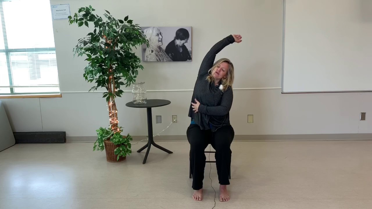 Chair yoga for seniors YouTube