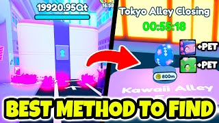 *BEST METHOD* HOW TO FIND SECRET SECRET TOKYO ALLEY EGG In Pet Simulator X! (Roblox) - CHANCES!