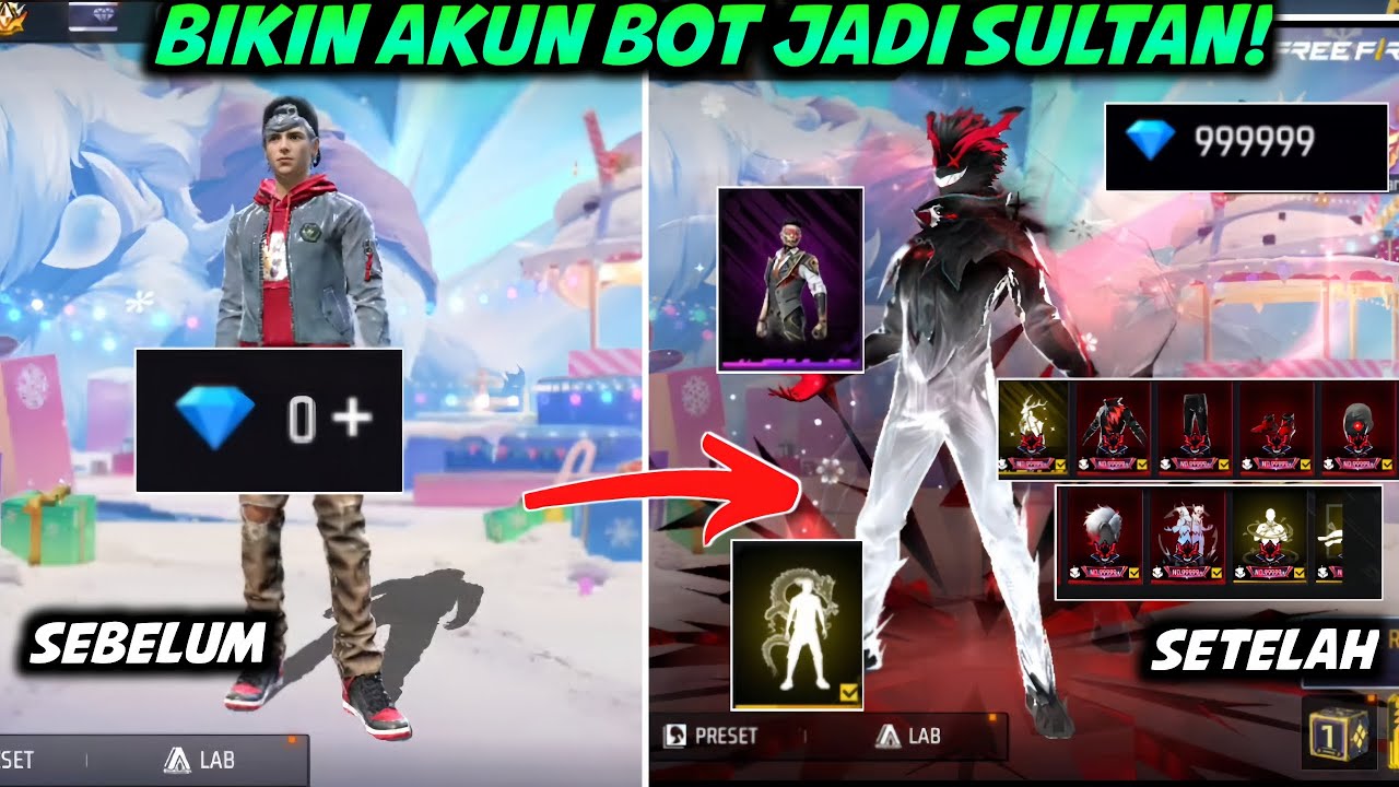 GW BUAT AKUN BARU, TERUS GW JADIIN AKUN SULTAN CUMA MODAL BONUS TOP UP😱