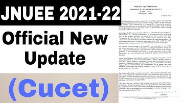 Jnu Entrance 2021-22 Big Update || Cucet all Doubt  .... ?