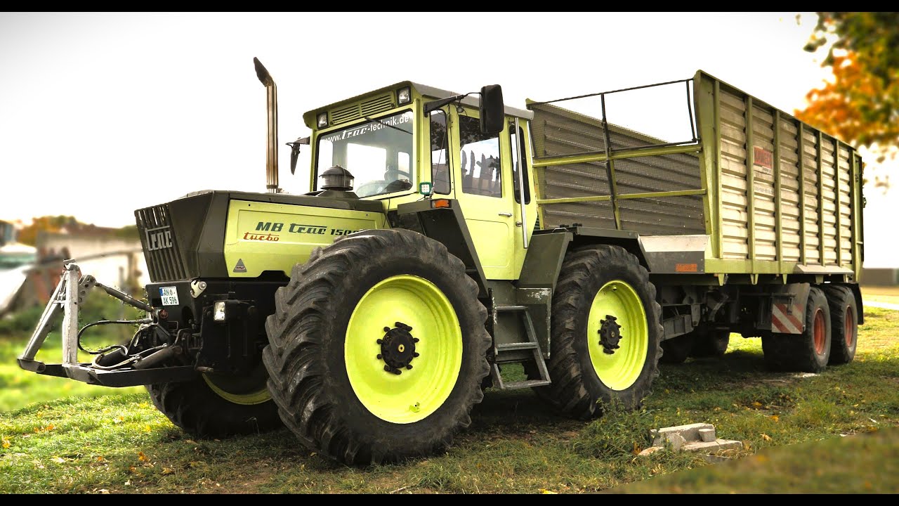 Maisfahren mit MB-trac 1300 und Unimog 1600! - 
