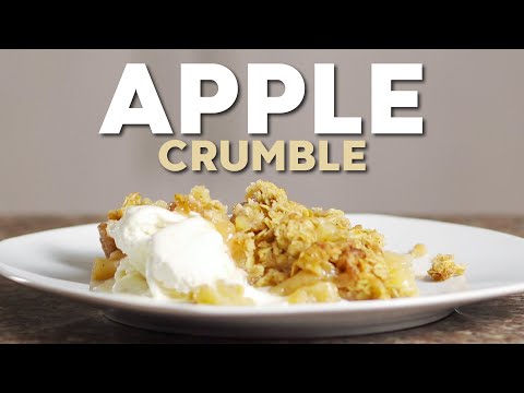 How to make Easy Homemade Apple Crumble dessert that fills you with happiness!