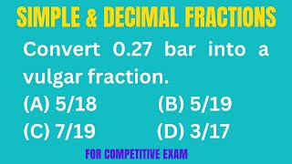 Convert 0.27 bar into a vulgar fraction.