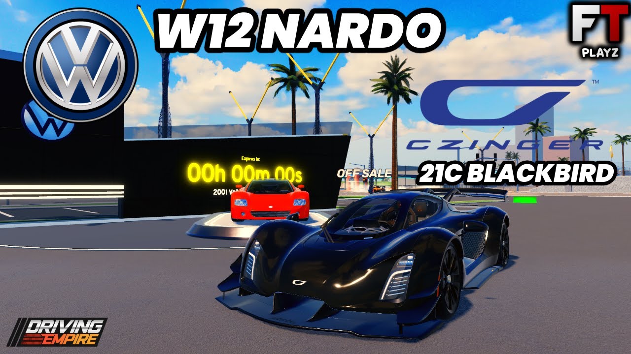SHOULD YOU GET CZINGER 21C BLACKBIRD & VOLKSWAGEN W12 NARDO In Roblox Driving Empire?!