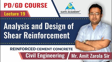 Analysis and Design of Shear Reinforcement | Lecture 19 | Reinforced Cement Concrete