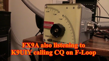 FX9A and SK1A 1600z on CHA F Loop 40 meters