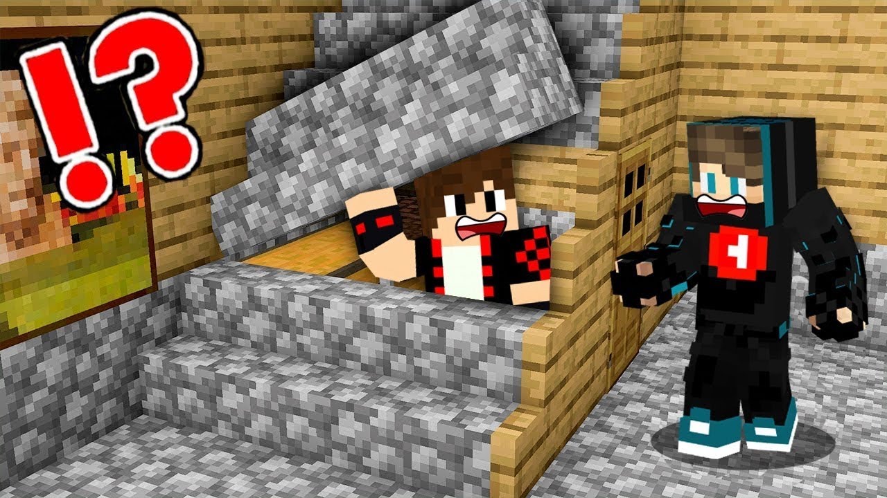 ماين كرافت : الهروب ضد الاخباء و لكن انا مختفي 😍