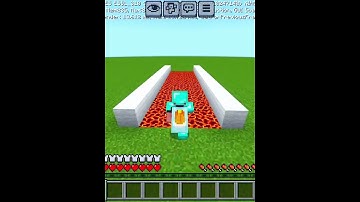 walking on magma blocks #minecraft #minecraftshorts