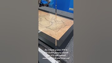 Custom framing large artwork #customframing #nj #frameshop #posterframing #art