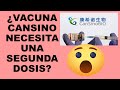 Soy Docente: ¿VACUNA CANSINO NECESITA UNA SEGUNDA DOSIS?