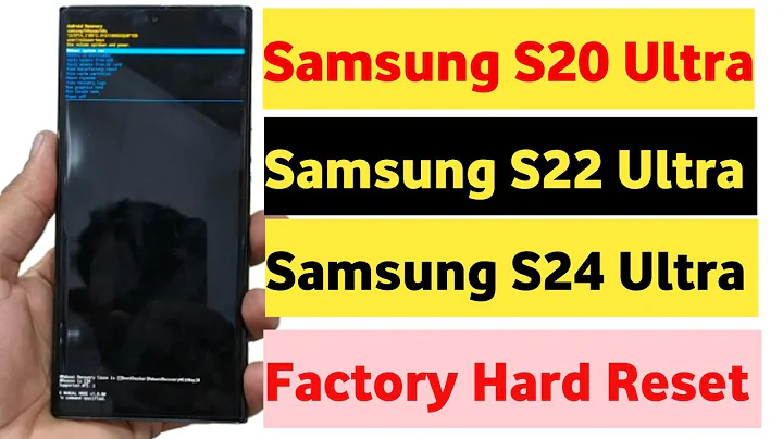 How To Hard Reset S20 / S22 Ultra /S24 Ultra 5G || Factory Reset S24 Ultra 5G || Factory Reset S24+