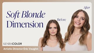 How to Blonde Hair without Bleach | Soft Blonde Hair Color Tutorial | Kenra Color screenshot 1