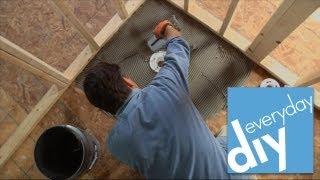 How to Install a Tileable Shower Base -- Buildipedia DIY How to Install a Tileable Shower Base -- Buildipedia DIY