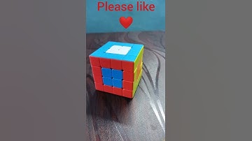 how to make six dot pattern in 4*4*4 rubiks cube