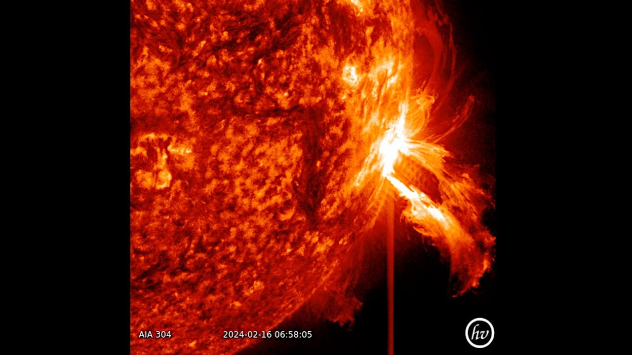 2024年2月16日に発生したX2.5の太陽フレア | アストロピクス