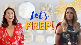 How to MEAL PREP to Eat like Natalie Portman in THOR! + FREE Meal Prep Guide!