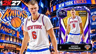 BEST STRETCH BIG IN THE GAME! DARK MATTER KRISTAPS PORZINGIS! NBA 2K27 MYTEAM GAMEPLAY
