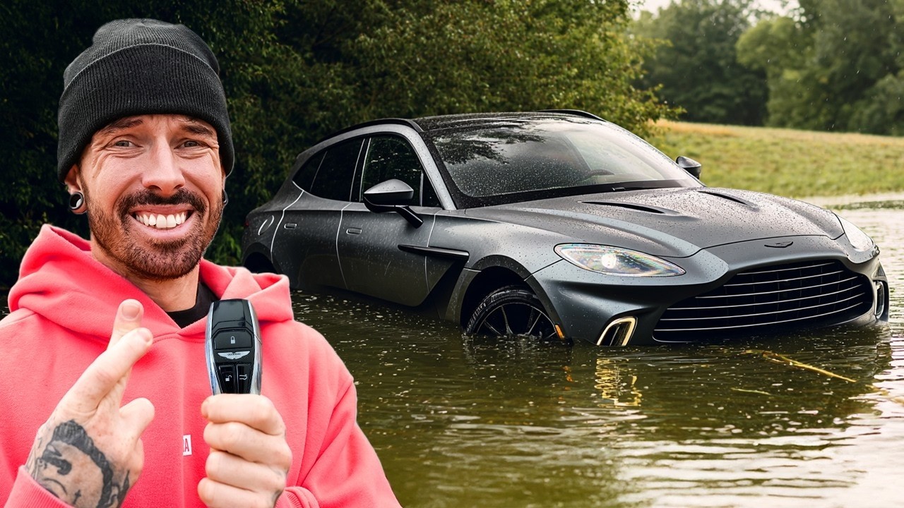 J'ESSAIE DE DÉMARRER L'ASTON MARTIN DBX INONDÉE QUE J'AI ACHETÉE À MON PÈRE