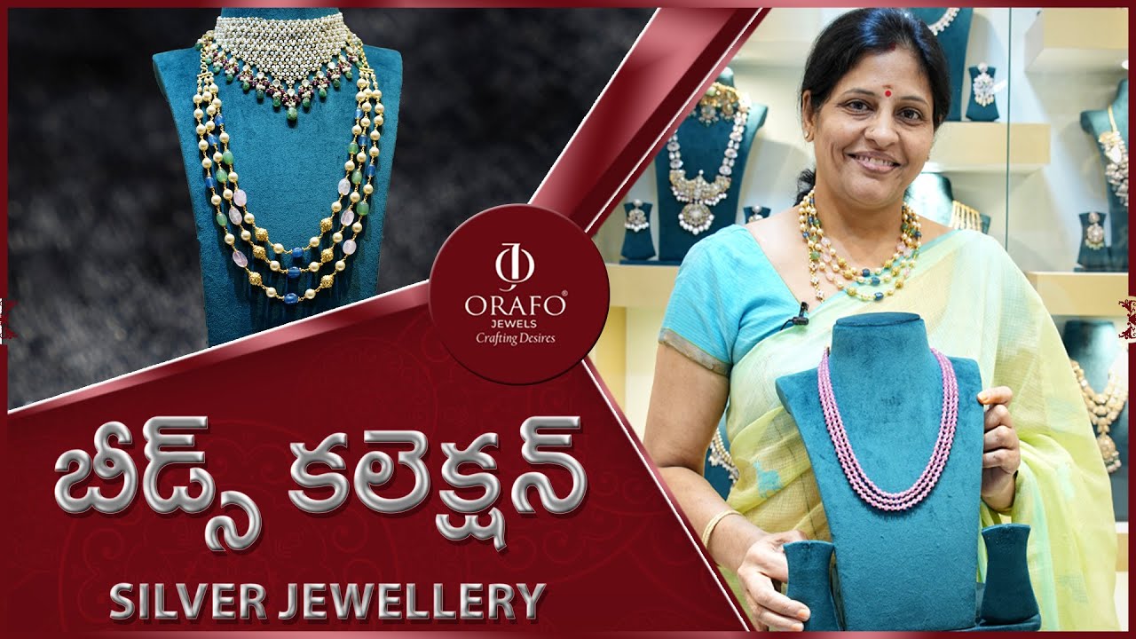 Beads Jewellery Collection | Silver Jewellery | Orafo Jewels - YouTube