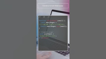JS - How to perform email address validation
