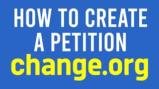 How to Start a Petition on Change.org screenshot 1