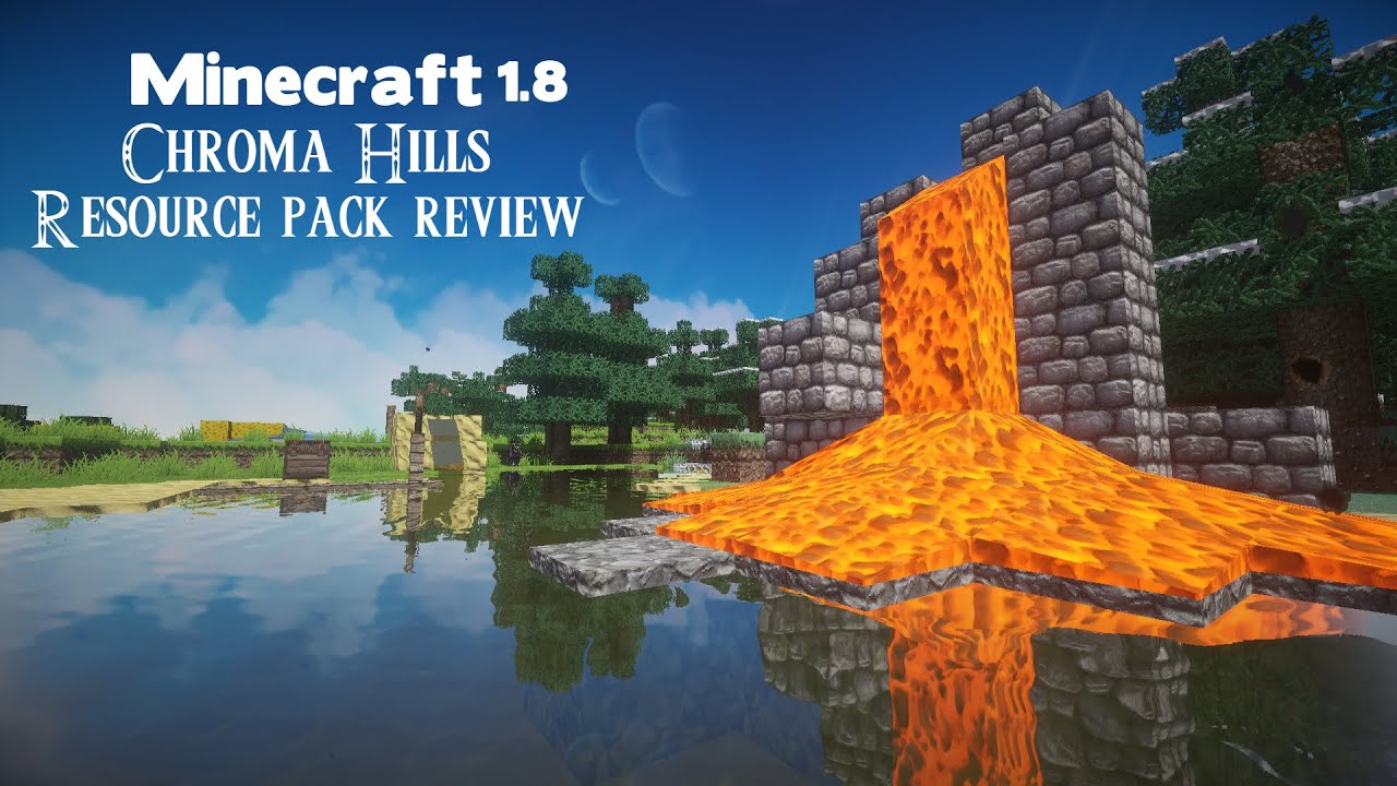 Minecraft-Chroma Hills 1 8 texture pack/ resource pack 