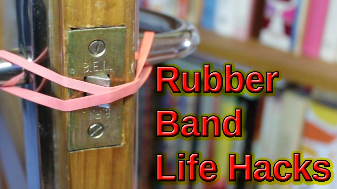 6 Simple RUBBER BAND Life Hacks YouTube