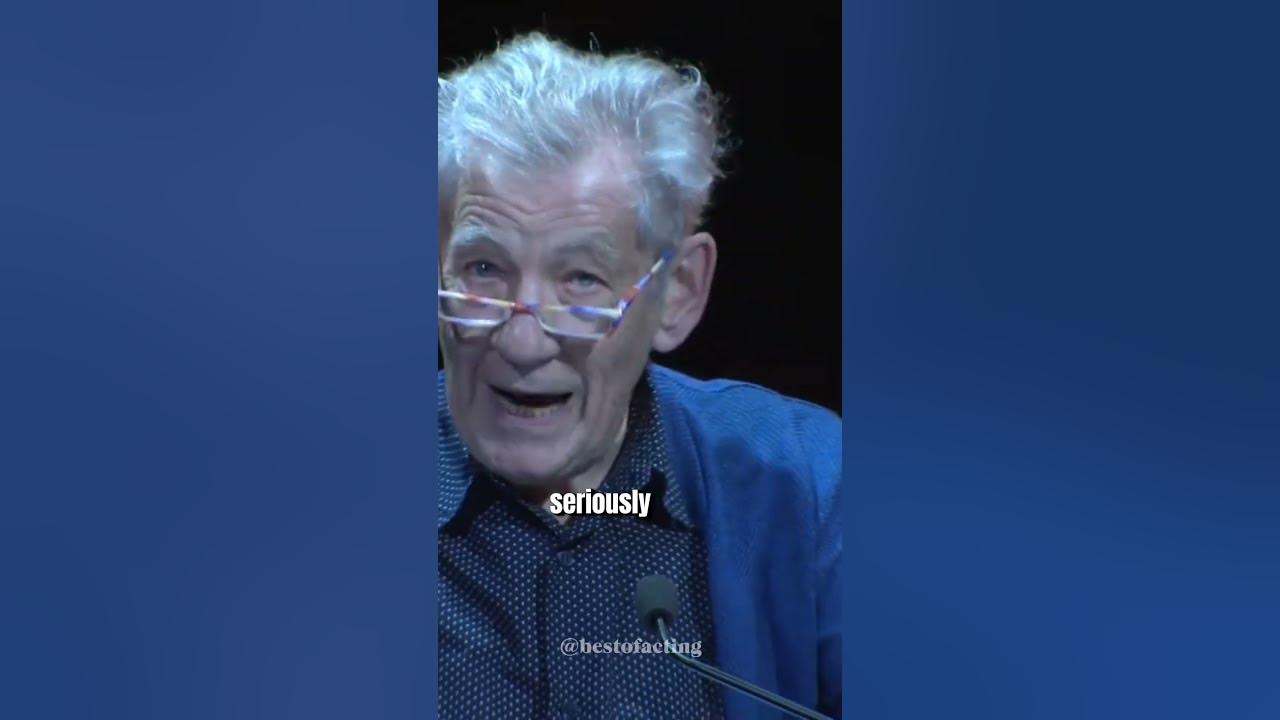 Ian Mckellen’s great advice for actors and artists 🎭 #artist #actor #