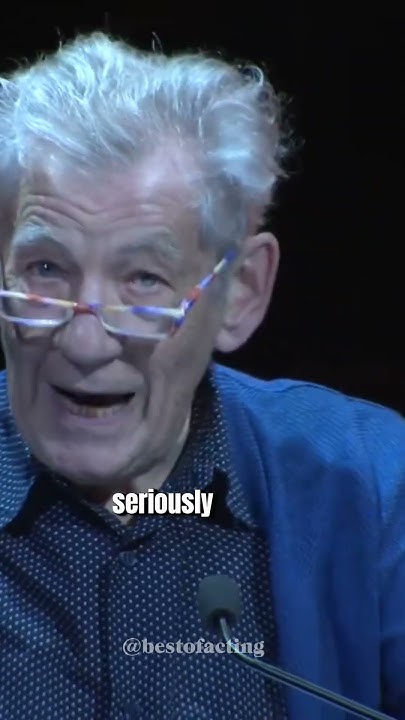 Ian Mckellen’s great advice for actors and artists 🎭 #artist #actor #