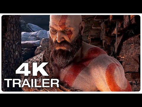 GOD OF WAR 4 Story Trailer - 4K ULTRA HD (NEW Game Trailer 2018) PS4