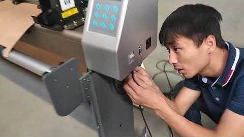 How to Install and operate the cutter plotter