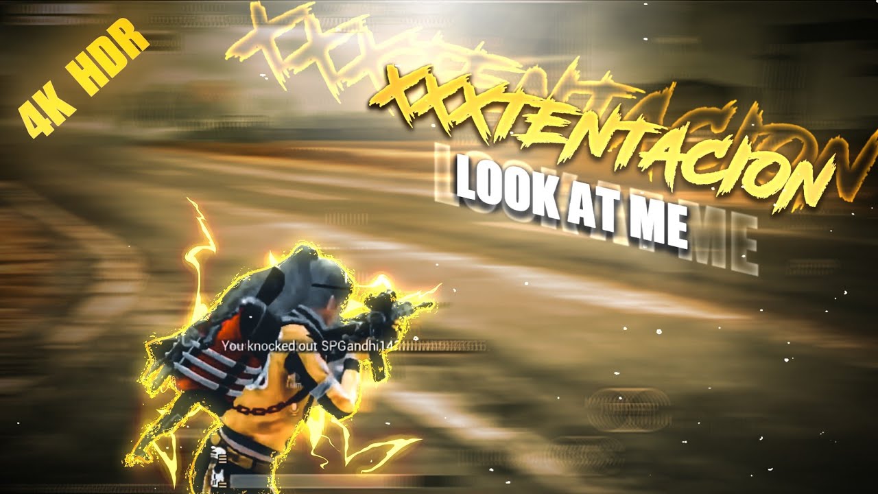 XXXTENTACION- look at me 🔥 BGMI MONTAGE || 4K HDR || PUBG MOBILE