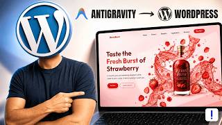I Made a WordPress Theme with Google Antigravity - No code | Nexter 2026