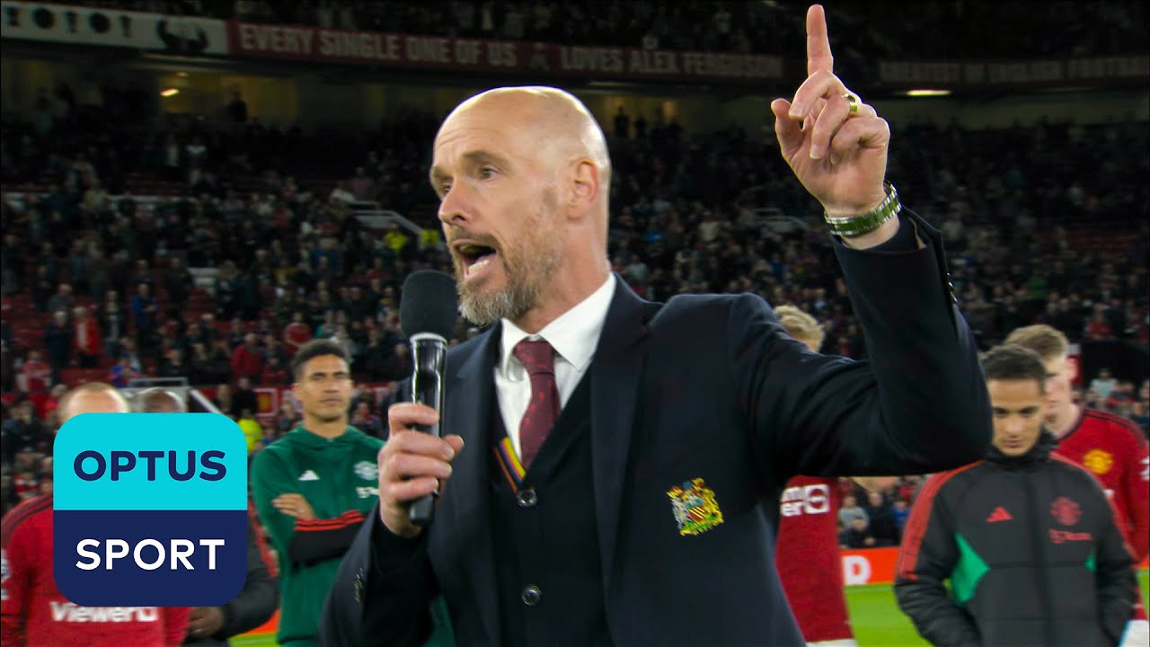 Manchester United Players Lap of Honour \u0026 Ten Hag Speech at Old Trafford ❤️
