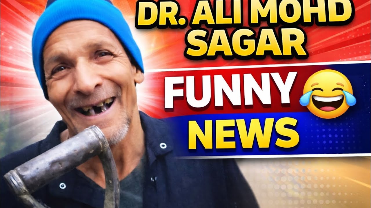 DR. ALI MOHD SAGAR 😂 | Kashmiri Funny News | Aajuk Viral Khabar 😂