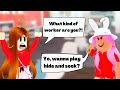 Trolling Roblox cafés Pt.4! [As a worker and customer]