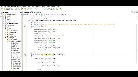 Listeners Class: How to create Grid Buttons Using Layout Manager in Applet by NetBeans by Soumen Sir