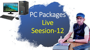 15 oct 2020-Live Session 12- PC packages (Internet Basic Tutorial) by Arvind
