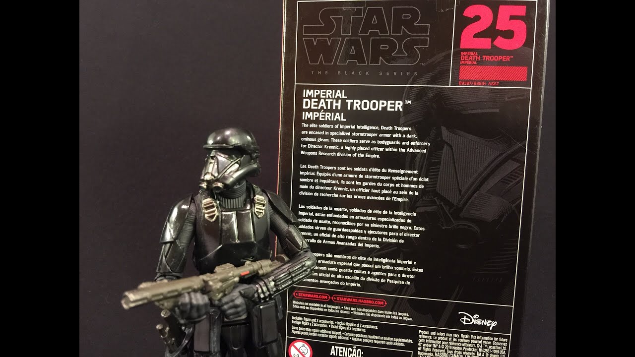 Unboxing the new 6" Rogue One Star Wars Black Series: Imperial Death Trooper #25