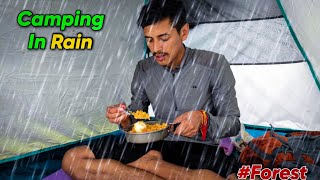 Solo Camping In Rainy Forest | Rain Camping Uttarakhand | Unknown Dreamer